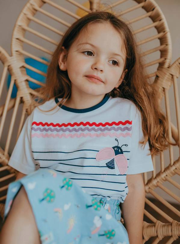 LILLY + SID GOTS Fancy Stripe T-Shirt 4-5 Years